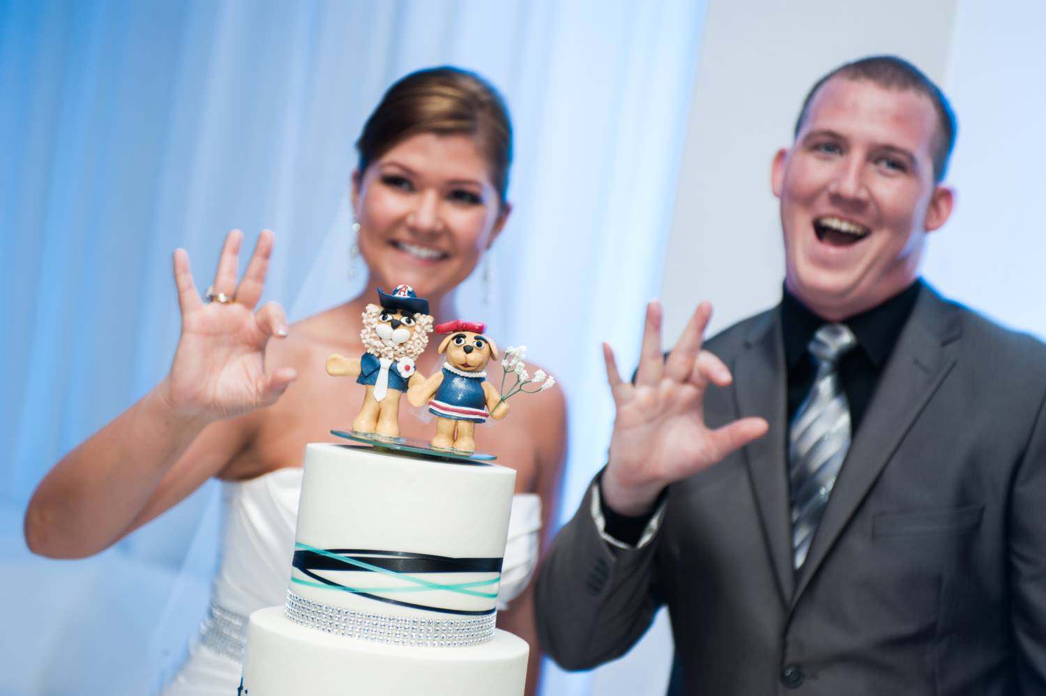 wedding wildcat cake